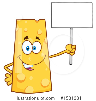 Royalty-Free (RF) Cheese Mascot Clipart Illustration by Hit Toon - Stock Sample #1531381