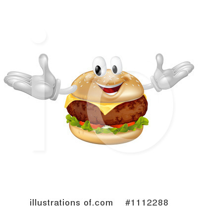 Royalty-Free (RF) Cheeseburger Clipart Illustration by AtStockIllustration - Stock Sample #1112288