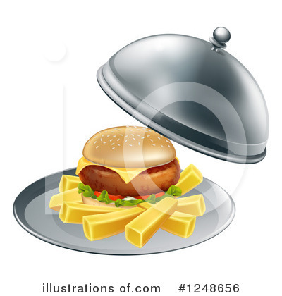 Royalty-Free (RF) Cheeseburger Clipart Illustration by AtStockIllustration - Stock Sample #1248656