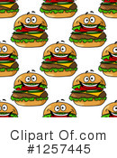 Cheeseburger Clipart #1257445 by Vector Tradition SM