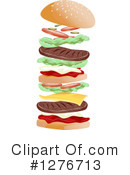 Cheeseburger Clipart #1276713 by BNP Design Studio