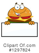 Cheeseburger Clipart #1297824 by Hit Toon