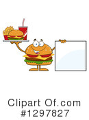 Cheeseburger Clipart #1297827 by Hit Toon