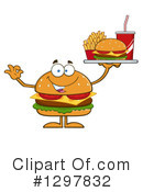 Cheeseburger Clipart #1297832 by Hit Toon