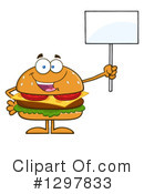 Cheeseburger Clipart #1297833 by Hit Toon