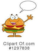 Cheeseburger Clipart #1297838 by Hit Toon