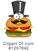 Cheeseburger Clipart #1297842 by Hit Toon