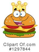 Cheeseburger Clipart #1297844 by Hit Toon
