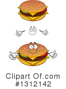 Cheeseburger Clipart #1312142 by Vector Tradition SM