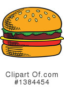 Cheeseburger Clipart #1384454 by Vector Tradition SM