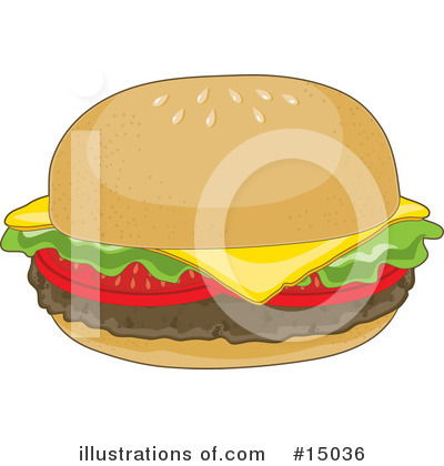 Hamburger Clipart #15036 by Maria Bell