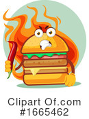 Cheeseburger Clipart #1665462 by Morphart Creations