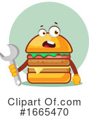 Cheeseburger Clipart #1665470 by Morphart Creations