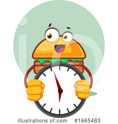 Cheeseburger Clipart #1665483 by Morphart Creations