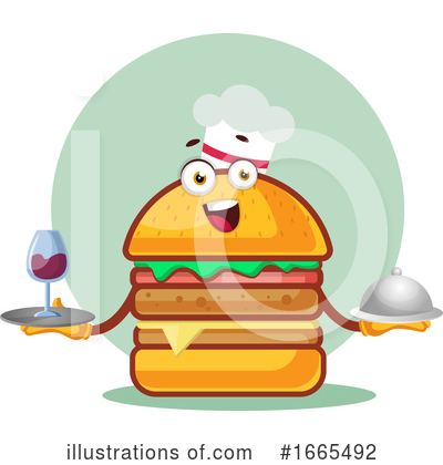 Royalty-Free (RF) Cheeseburger Clipart Illustration by Morphart Creations - Stock Sample #1665492