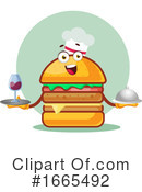 Cheeseburger Clipart #1665492 by Morphart Creations