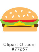 Cheeseburger Clipart #77257 by Rosie Piter