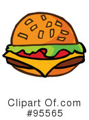 Cheeseburger Clipart #95565 by Hit Toon