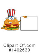Cheeseburger Mascot Clipart #1402639 by Hit Toon