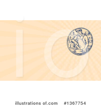 Royalty-Free (RF) Cheesemaker Clipart Illustration by patrimonio - Stock Sample #1367754