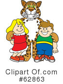 Cheetah Character Clipart #62863 by Mascot Junction