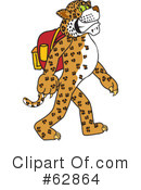 Cheetah Character Clipart #62864 by Mascot Junction