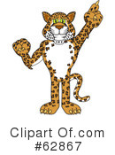Cheetah Character Clipart #62867 by Mascot Junction