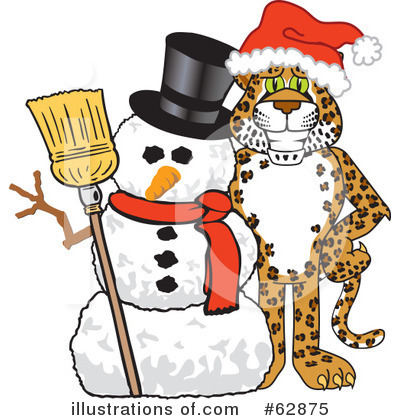 Royalty-Free (RF) Cheetah Character Clipart Illustration by Mascot Junction - Stock Sample #62875