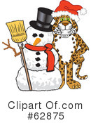 Cheetah Character Clipart #62875 by Mascot Junction