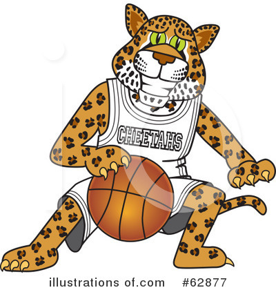 Royalty-Free (RF) Cheetah Character Clipart Illustration by Mascot Junction - Stock Sample #62877