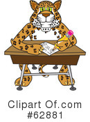 Cheetah Character Clipart #62881 by Mascot Junction