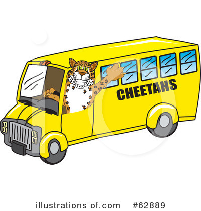 Cheetah Character Clipart #62889 by Mascot Junction