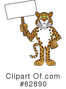 Cheetah Character Clipart #62890 by Mascot Junction