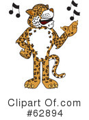 Cheetah Character Clipart #62894 by Mascot Junction