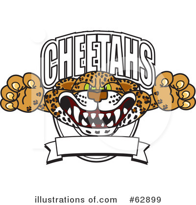 Cheetah Character Clipart #62899 by Mascot Junction