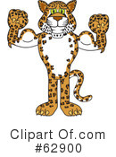 Cheetah Character Clipart #62900 by Mascot Junction