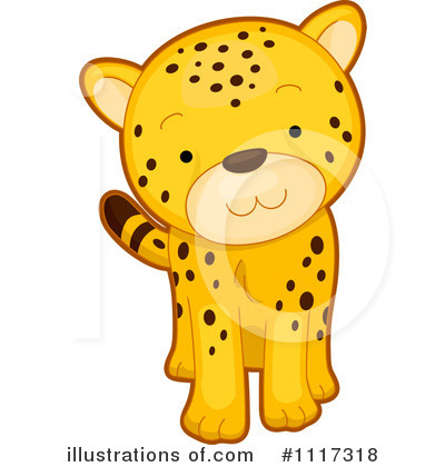 Royalty-Free (RF) Cheetah Clipart Illustration by BNP Design Studio - Stock Sample #1117318