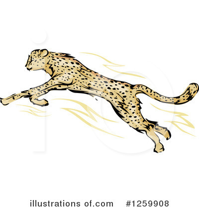 Royalty-Free (RF) Cheetah Clipart Illustration by BNP Design Studio - Stock Sample #1259908