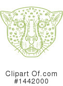 Cheetah Clipart #1442000 by patrimonio