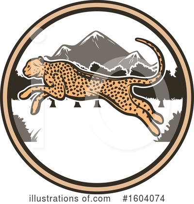 Royalty-Free (RF) Cheetah Clipart Illustration by Vector Tradition SM - Stock Sample #1604074