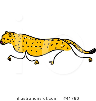 Royalty-Free (RF) Cheetah Clipart Illustration by Prawny - Stock Sample #41786