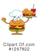 Chef Cheeseburger Clipart #1297822 by Hit Toon