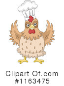 Chef Chicken Clipart #1163475 by BNP Design Studio