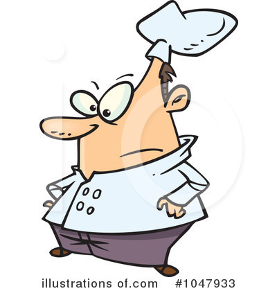 Royalty-Free (RF) Chef Clipart Illustration by toonaday - Stock Sample #1047933