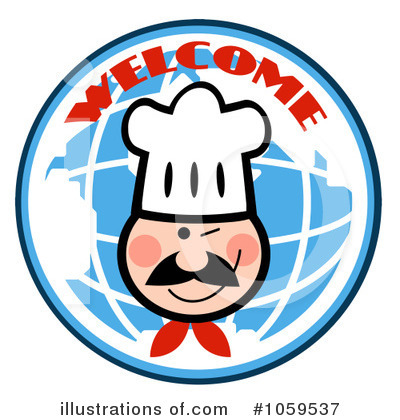 Royalty-Free (RF) Chef Clipart Illustration by Hit Toon - Stock Sample #1059537