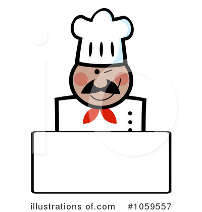 Royalty-Free (RF) Chef Clipart Illustration by Hit Toon - Stock Sample #1059557