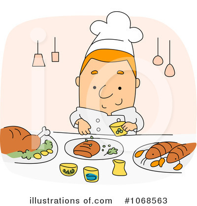 Royalty-Free (RF) Chef Clipart Illustration by BNP Design Studio - Stock Sample #1068563