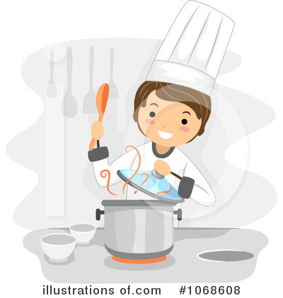 Royalty-Free (RF) Chef Clipart Illustration by BNP Design Studio - Stock Sample #1068608
