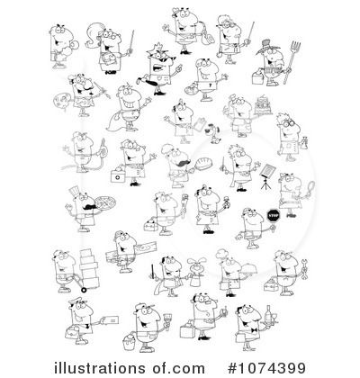 Magician Clipart #1074399 by Hit Toon