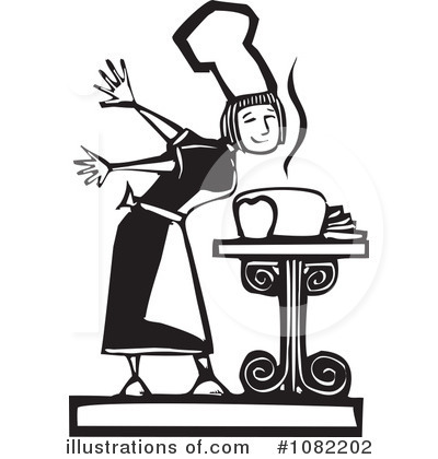 Royalty-Free (RF) Chef Clipart Illustration by xunantunich - Stock Sample #1082202